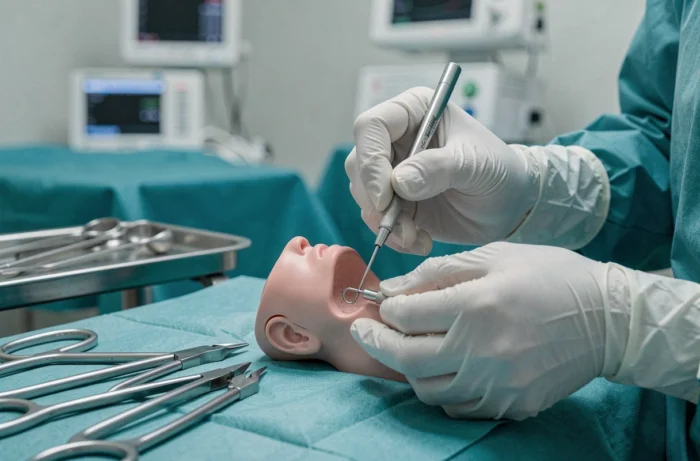 Geste chirurgical de résection à l'anse diathermique LEEP pour le traitement des lésions malpighiennes intra-épithéliales de haut grade