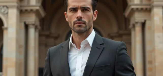Adoptez la coupe mafia italienne mi-long pour un style élégant et sophistiqué